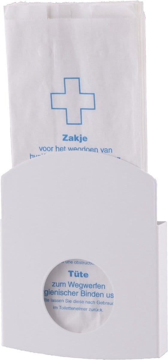 Dutch Bins hygiënezakjeshouder wit