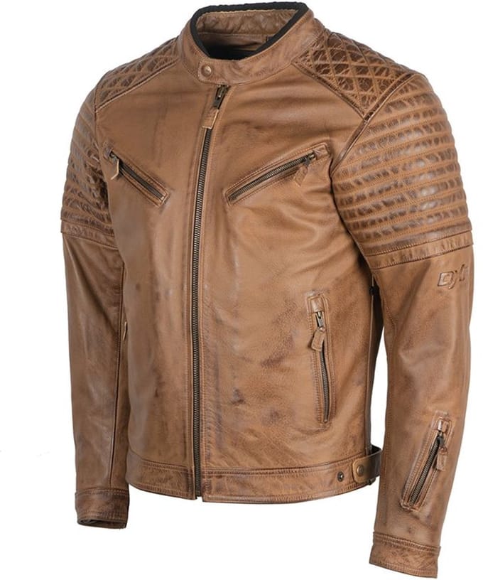 MOTOBLOUZ Motorjas TANNER Mannen|4-seizoenen|Cognac M CE-gekeurd