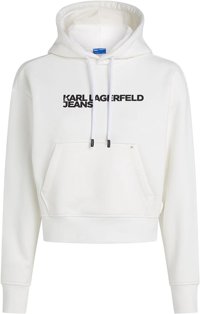 Karl Lagerfeld Jeans A2w20053 Regular Fit Hoodie Wit L Vrouw