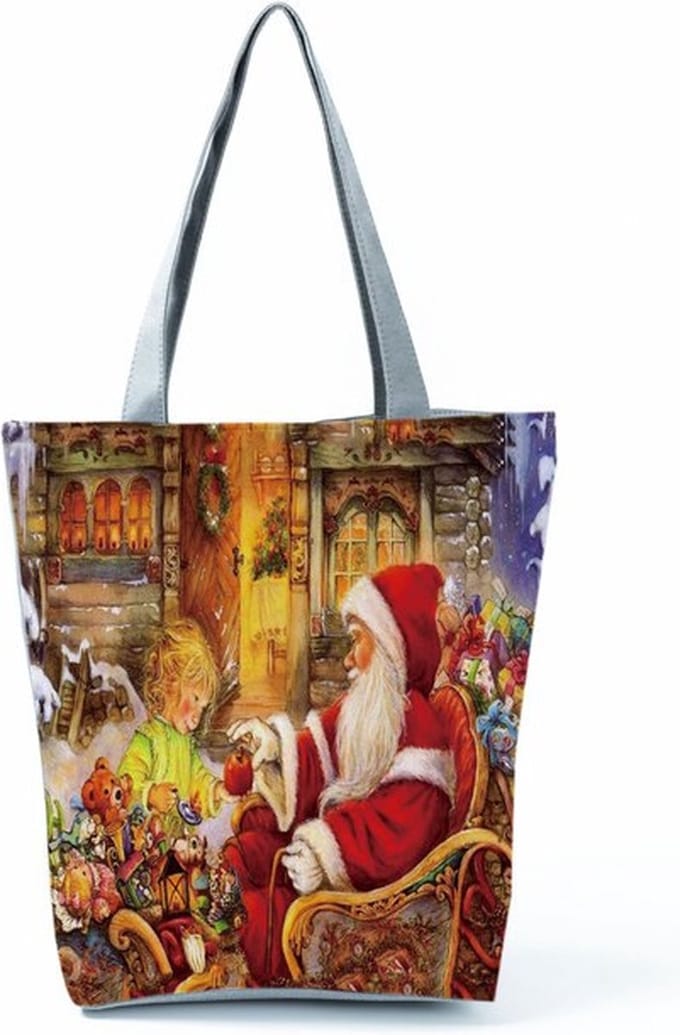 Kersttas - Shopper - Kerstman