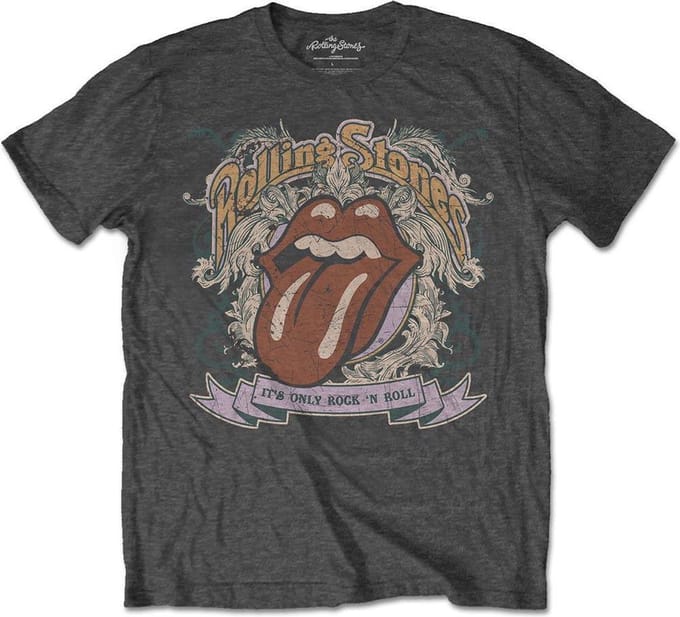 The Rolling Stones Heren Tshirt -XL- It's Only Rock & Roll Grijs