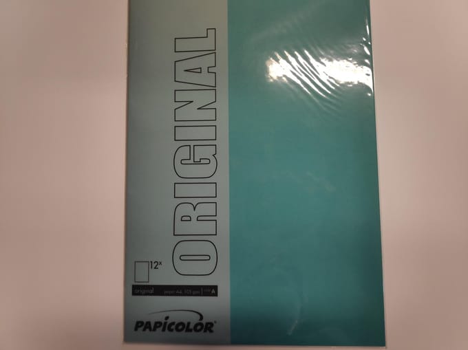 Papicolor Original Papier A4 105 gsm 12 Sheets Turkoois