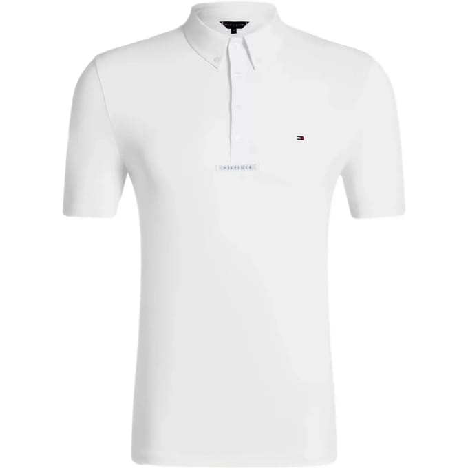 Tommy Hilfiger Equestrian Alex Wedstrijdshirt Heren M Wit