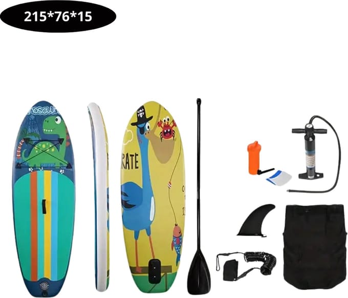 Livano Sup Board - Opblaasbaar - Supboard - Sup Boards - Paddle - Kayak - Dinosaurus - 215 CM