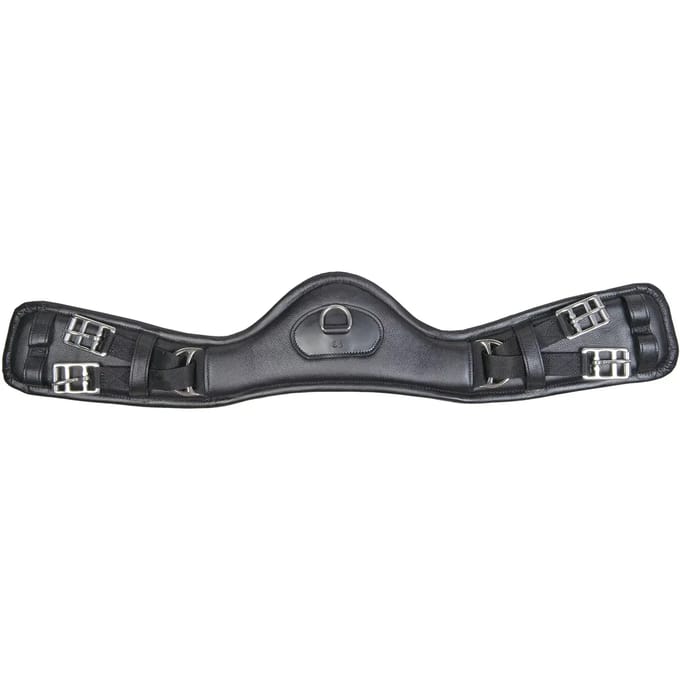 Elastische leren singel voor paard HKM Anatomic