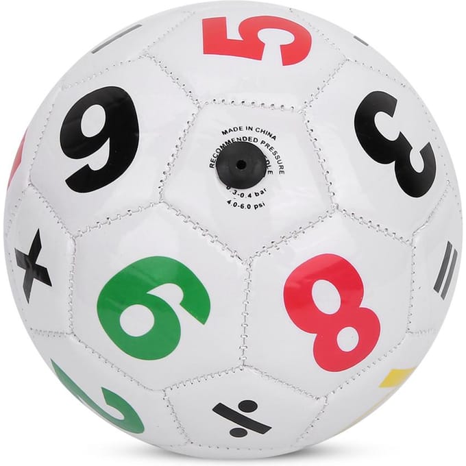 Kinderen Buitensport Voetbal Voetbal Maat 2 Oefening Sportuitrusting(Wit Nummer) white