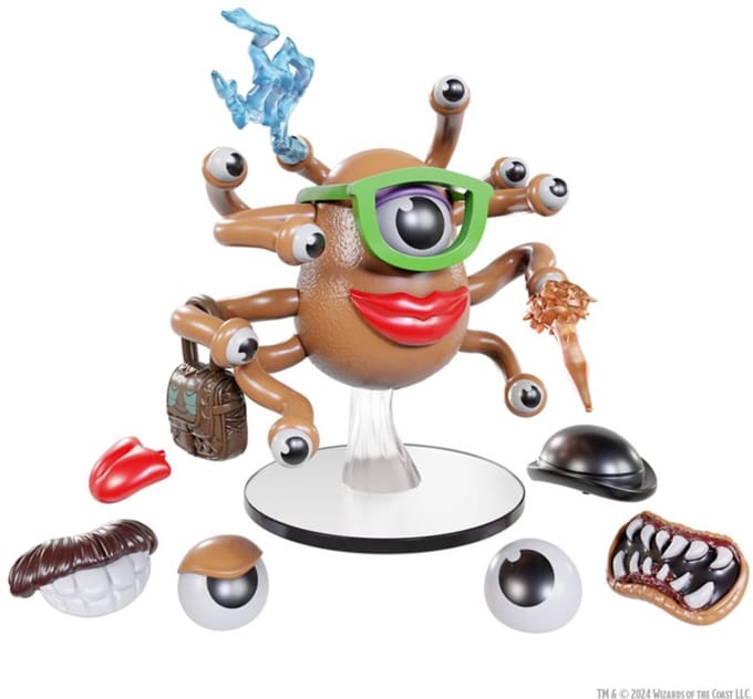 Wizkids D&D Icons of the Realms Boxed Miniature Potato Head Beholder 9 cm Miniature Gaming & Tabletop