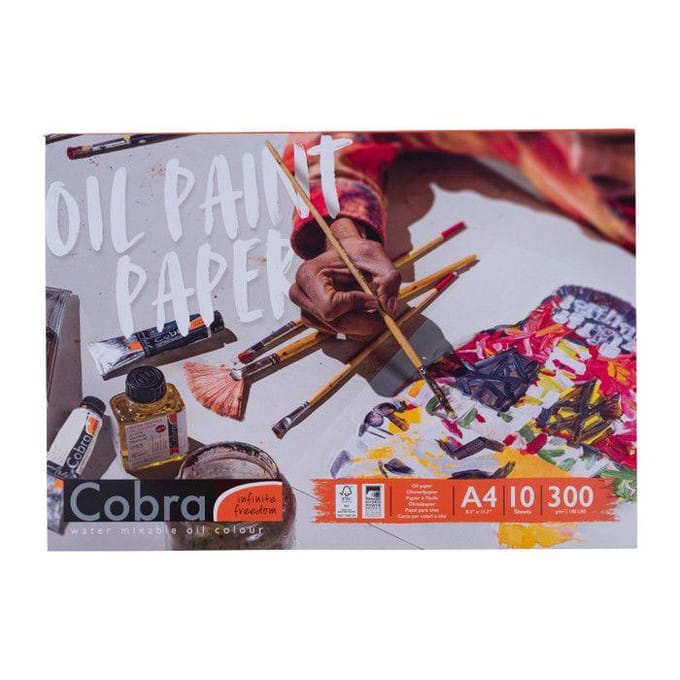Papierblok - A4 - Olieverf - 300g - 100 vellen - Cobra