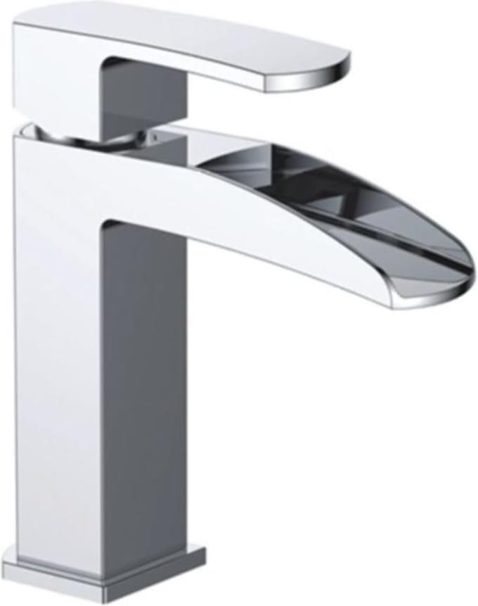 Waterval wastafel mengkraan Luzi Rambo eenhendel  chroom