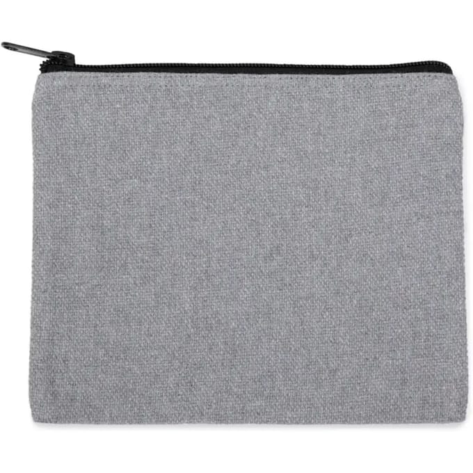 Kimood Met de hand geweven tasje van canvas KI5702 - Flint Grey - One size