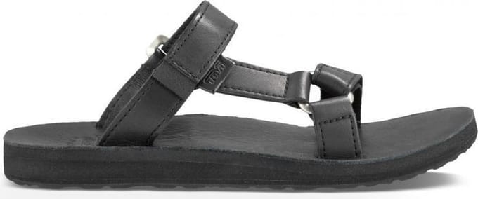 Teva Dames Universal Slide Leather Zwart Maat US5 EU36