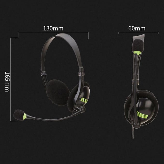 SY440MV USB Gaming Headset Hoofdgemonteerd voor Laptop Computer PC Oortelefoon Met Microfoon Bedraad Stereo 3.5MM