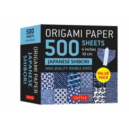 Origami Paper 500 Sheets Japanese Shibori 4" (10 Cm) - Tuttle Studio