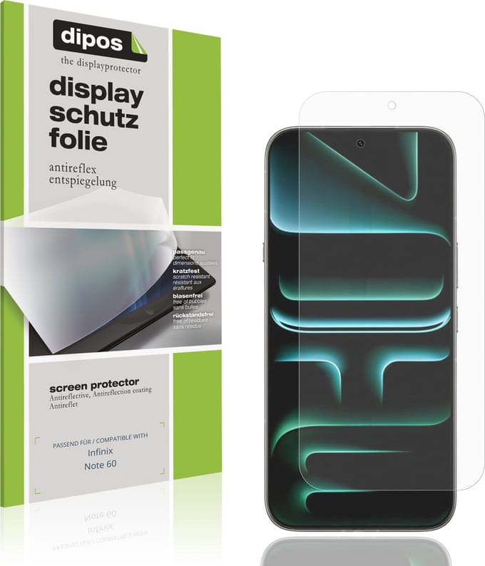 dipos – 4x Matte Beschermfolie geschikt voor Infinix Note 60 | Krasbestendige & antireflecterende Screenprotector Ultra-Thin