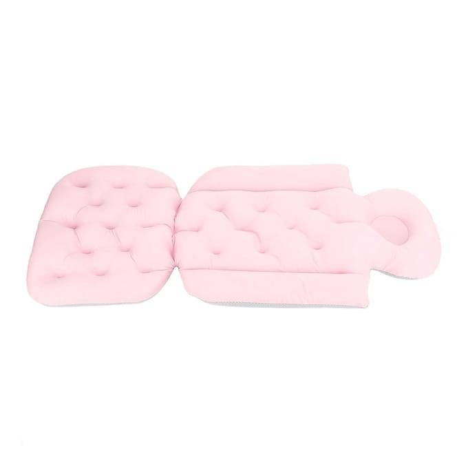 Full Body Badkussen voor Bad Volwassen Badkussen Kussen voor Bad voor Hoofdsteun Nekondersteuning Roze roze
