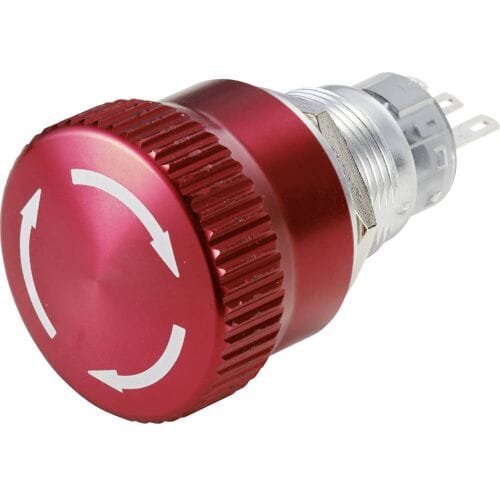 TRU COMPONENTS Noodstopschakelaar 3 A 1x NC IP65 1 stuk(s)