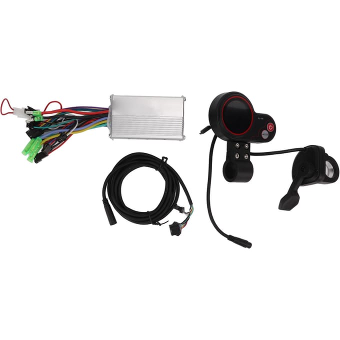 24V‑48V 250W 350W Elektrische Scooter Borstelloze Controller Kit met LCD Display Waterdichte Kabel black
