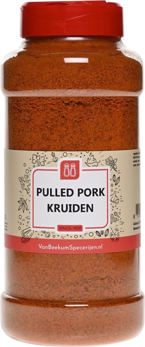 Van Beekum Specerijen - Pulled Pork Kruiden - Strooibus 600 Gram
