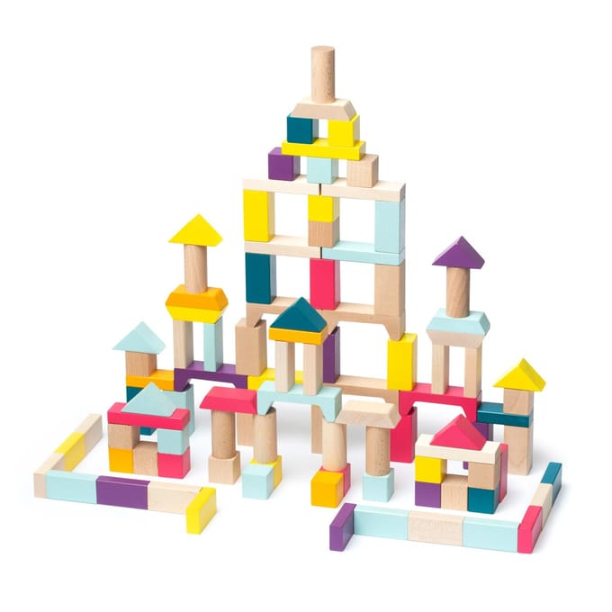 Jamara Houten Bouwblokken -100 st