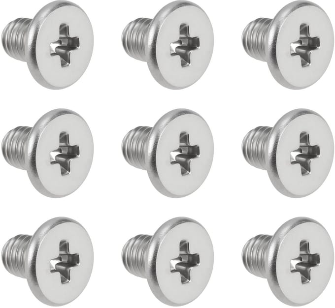 Cosensi - 200 Stuks Roestvrijstalen Machineschroeven M3-0,5