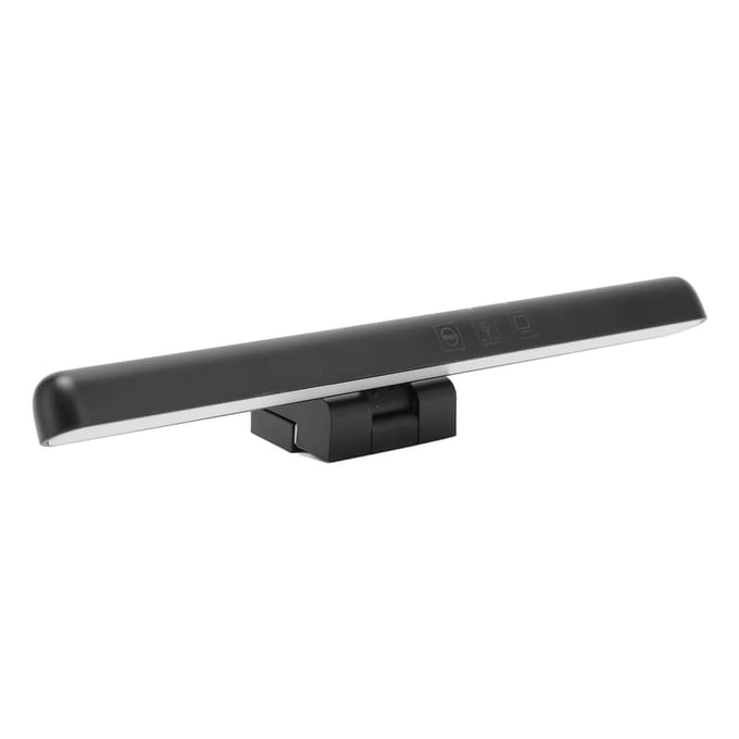 Barre lumineuse pour écran d'ordinateur portable, source lumineuse asymétrique professionnelle, interrupteur tactile, interface de type C white