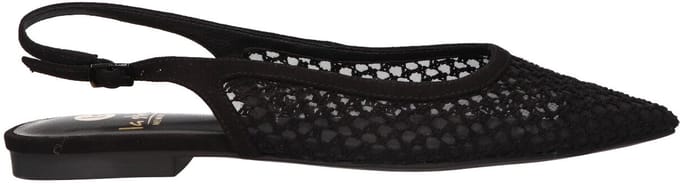 La Strada Slingback Zwart Mesh - Damesschoenen - Maat - 39