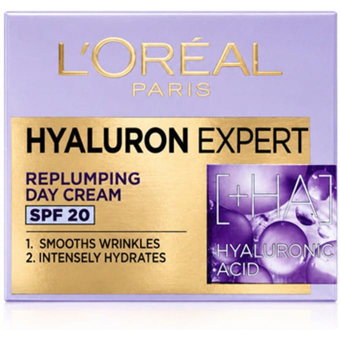 Anti-aging &amp; Anti-rimpel L'oréal Hyaluron Expert SPF20 Hydraterende Opvullende Dagcrème