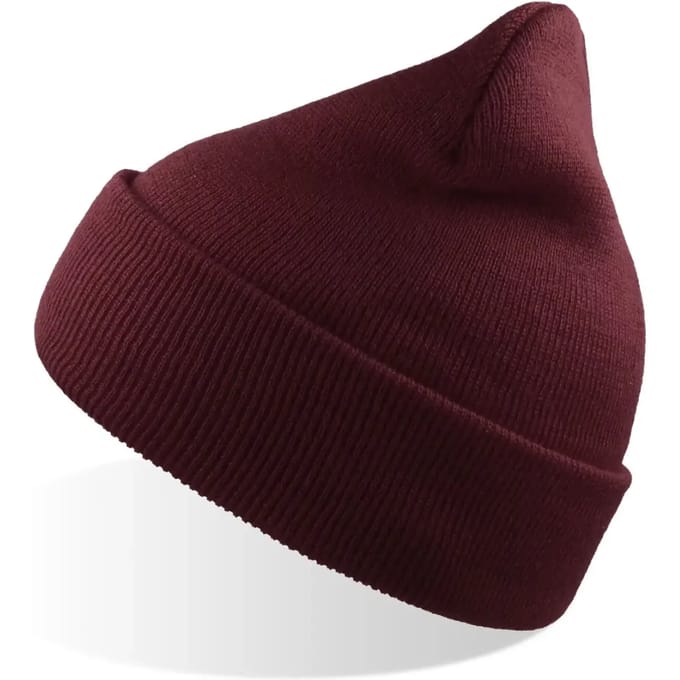 Atlantis Headwear - Wind Beanie Recycled - Burgundy - One Size