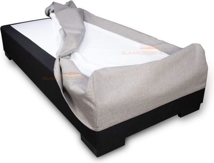 Slaaploods.nl Boxspring Hoes - 80 x 200 cm - Hoogte 30 cm - Zand I22