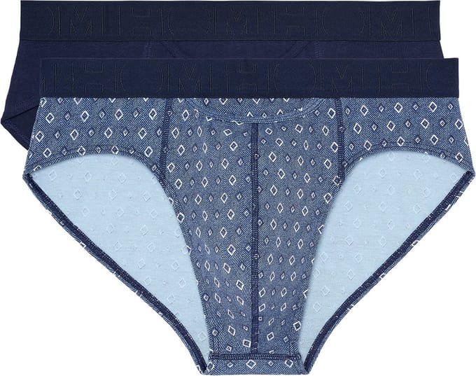 HOM HO1 2P herenslips jonas blauw