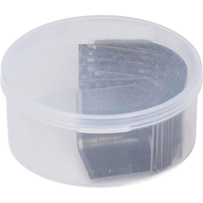 10 Pièces Coupe Cuir Poinçon Forme Coupe Bord Outil d'Artisanat Kit pour Carton Caoutchouc white