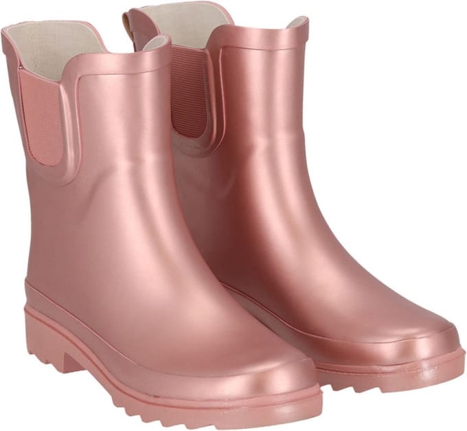 Pink Metallic damesregenlaars Chelsea Rubber van XQ 40