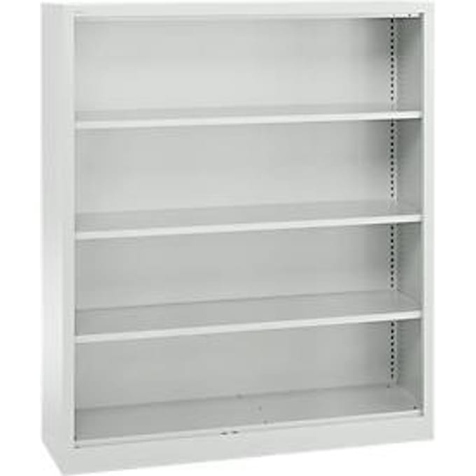 Schäfer Shop Select MS stellingkast, 4 OH, B 1200 x D 400 x H 1584 mm, plaatstaal, lichtgrijs