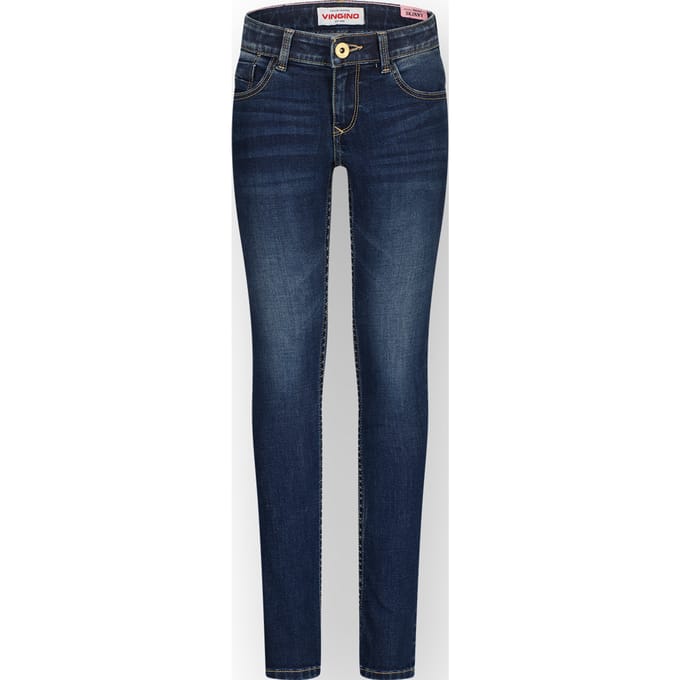 Vingino Alice Deep Dark Maat: 9 | Spijkerbroeken Outlet | Unisex | Blauw