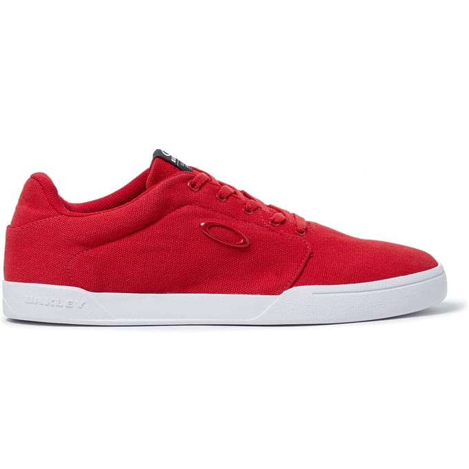 Oakley Flyer Lace-Up Rood Canvas Heren Plimsolls 13551 465
