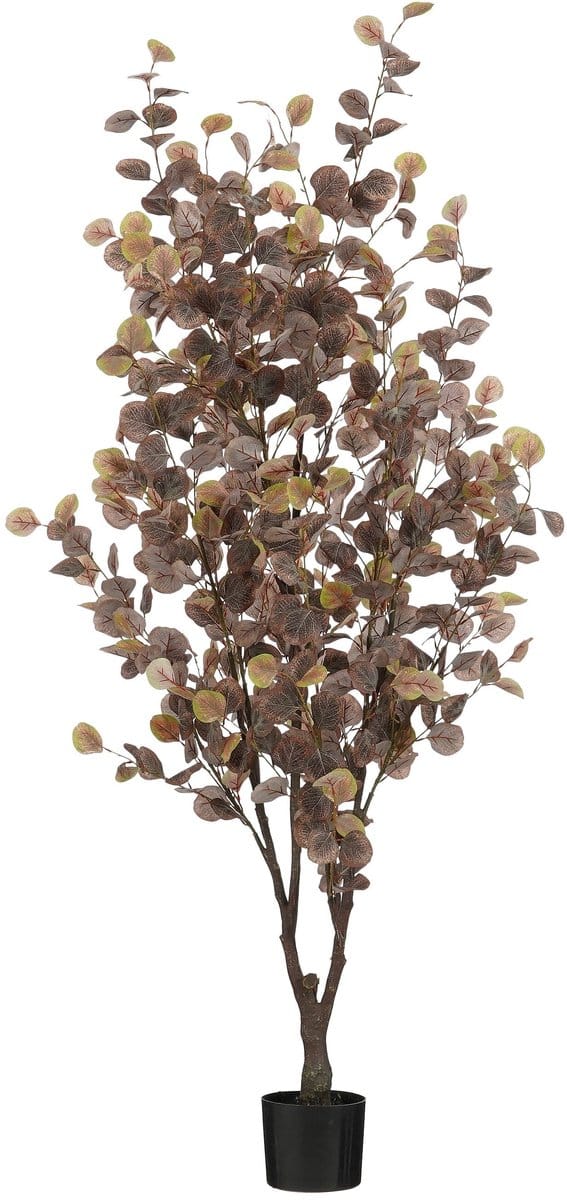 Mica Decorations Eucalyptus Kunstplant in Bloempot - H180 x Ø80 cm - Brons