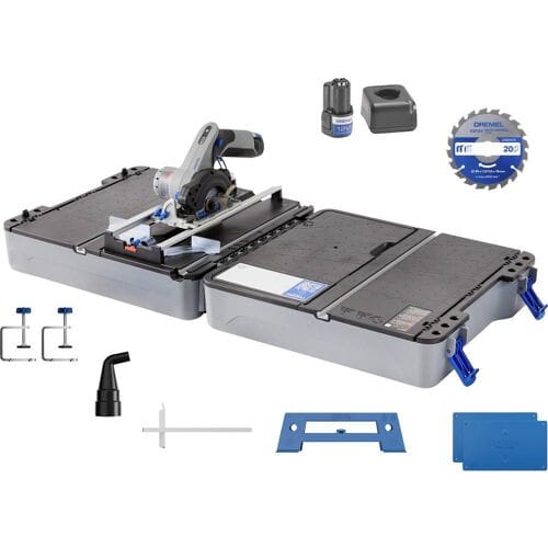 Dremel BluePrint Draagbaar Zaagstation - Inclusief 12V Compactzaag - Zaagstation