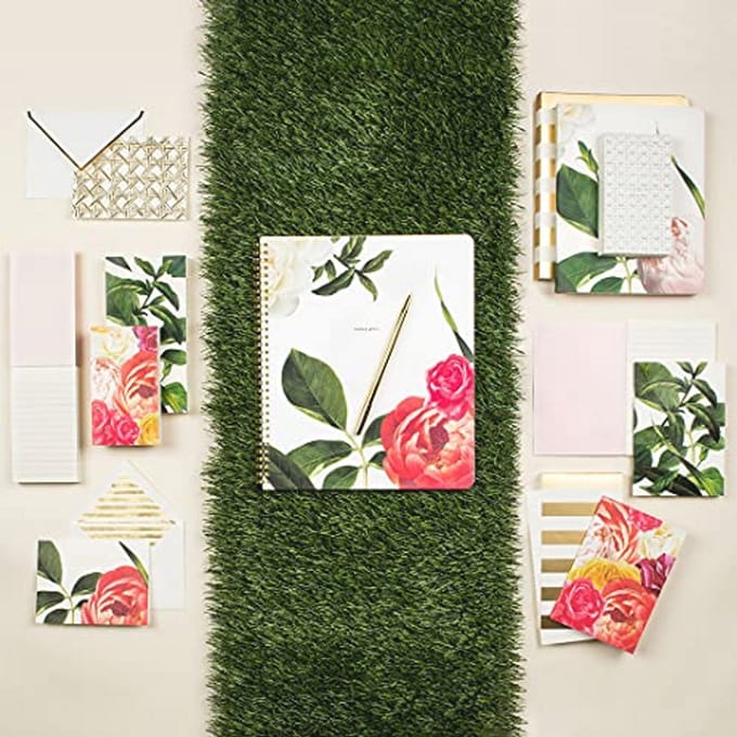 Groot Bloemen Spiraal Notitieboek - Perfect voor Notities en Doodles