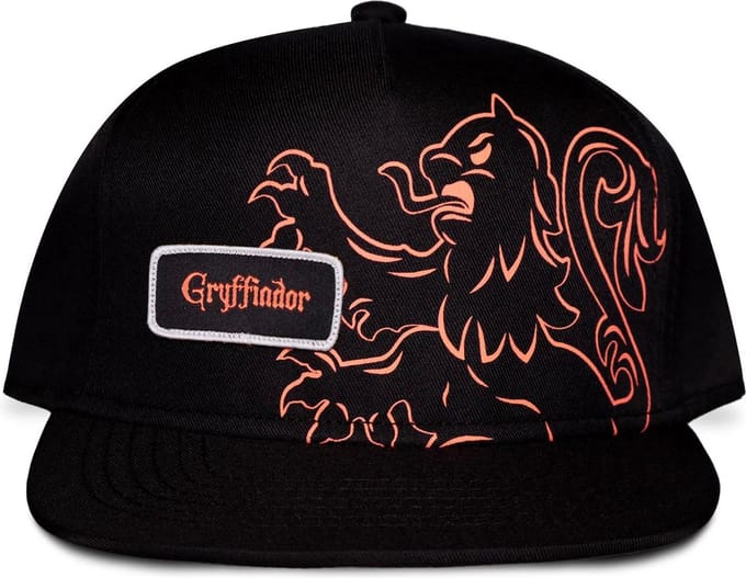 Harry Potter - Wizards Unite - Gryffindor Snapback Pet - Zwart