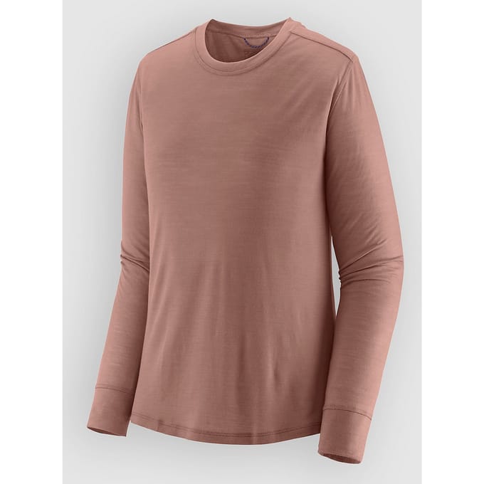 Patagonia Cap Cool Merino Blend Lycra met lange mouwen roze