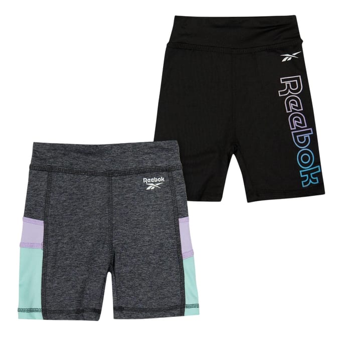 Reebok Meisjes Shorts (Set van 2) (Middernacht)