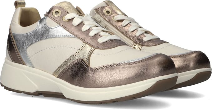 Xsensible Pula Sneakers - Leer - Dames - Beige - Maat 36