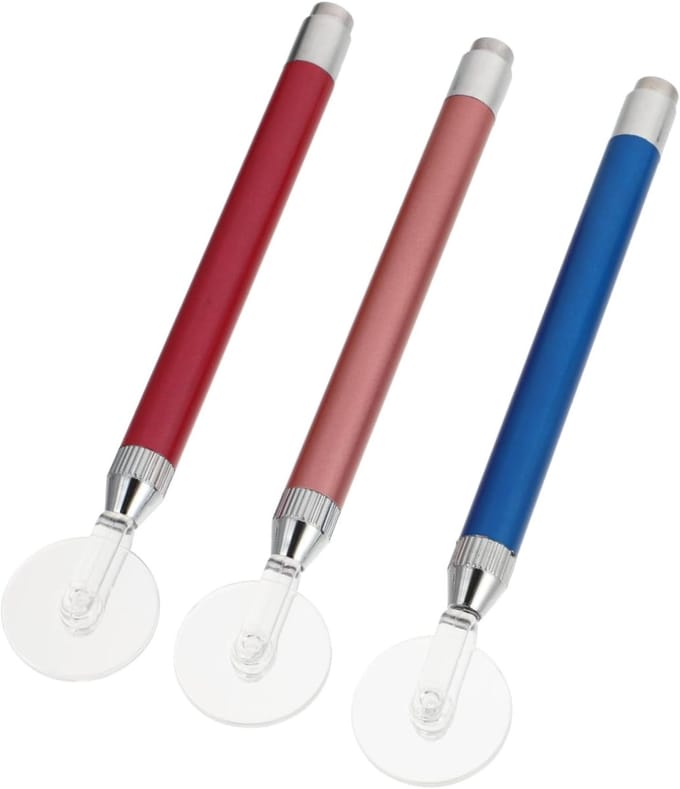 Boorwiel Pen Set - Strass Applicator Tool - Diamant Schilderen - 360 Graden Rol Ontwerp - 13.5 cm Lengte
