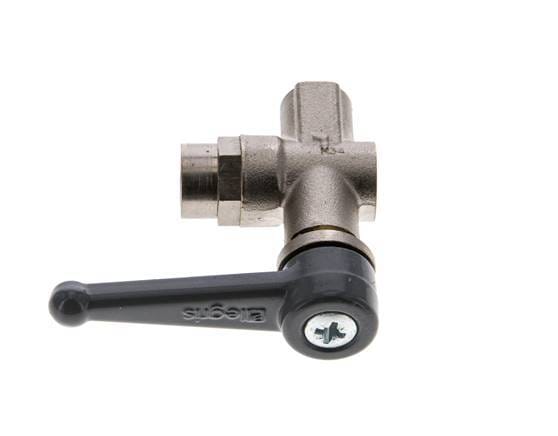 G 1/8 inch 2-Weg Haakse Kogelkraan Messing - BL2BN-MAN-018