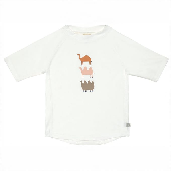Lässig SPF Zwemshirt Korte Mouw Camel
