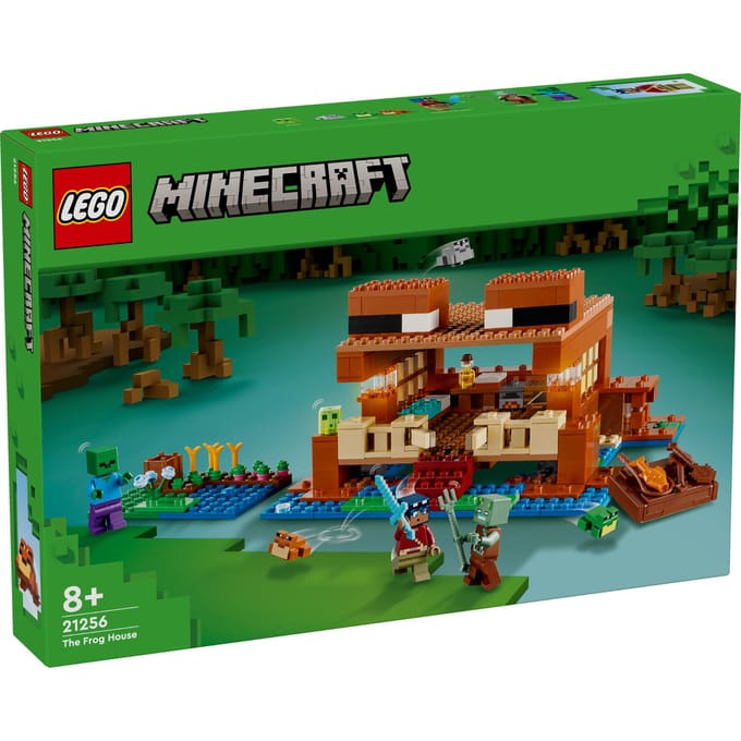 LEGO Minecraft Het kikkerhuis Rollenspellen Speelgoed voor Jongens en Meisjes 21256