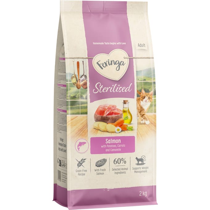 Feringa Adult Sterilised Zalm - Nieuw Recept  2 kg