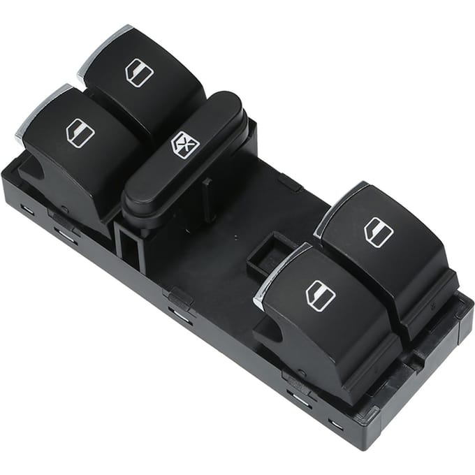 Auto Master Schakelaar Ruitbediening 5ND 959 857 voor VW CC Tiguan Passat B6 Golf Jetta MK5 MK6 Driver black