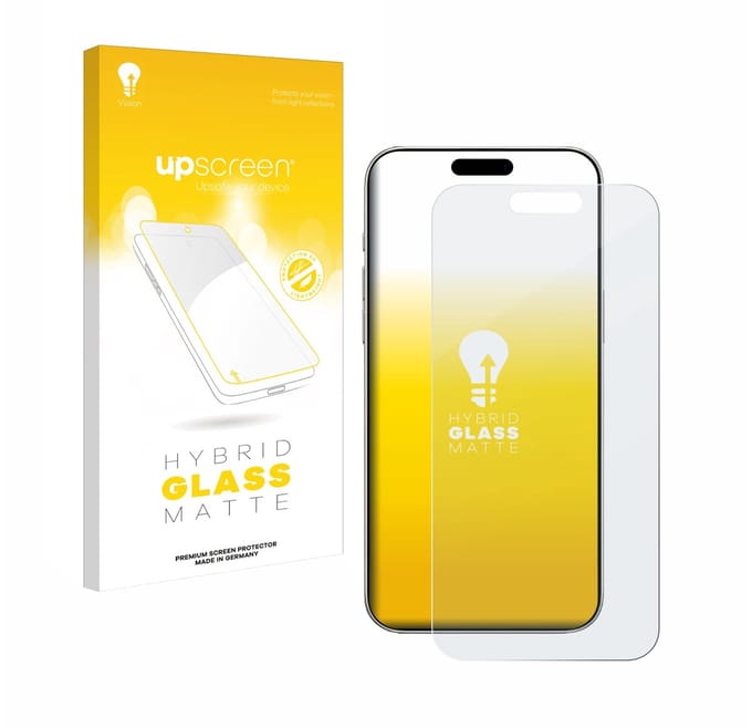 upscreen - Screenprotector voor Apple iPhone 16 - Folie Beschermfolie Beschermglas matte