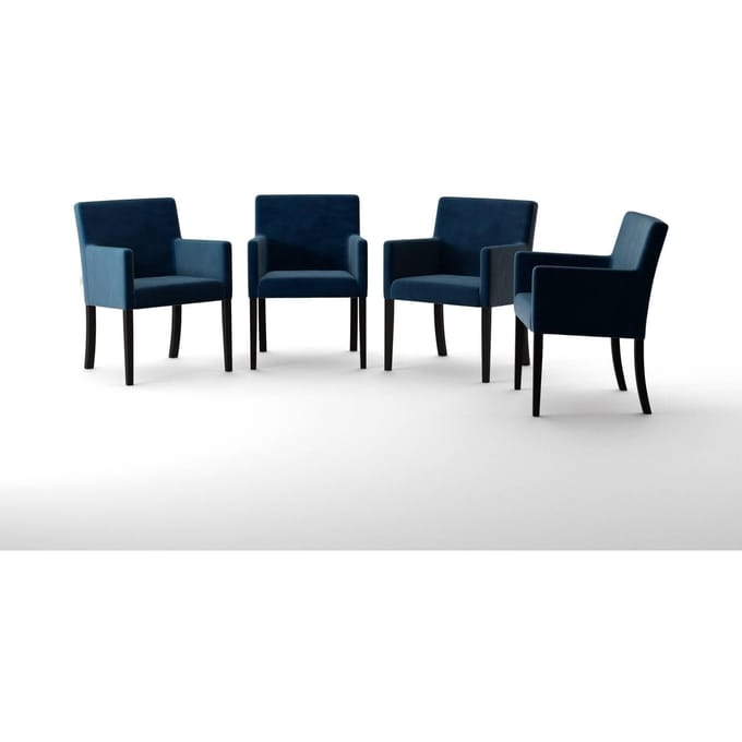 Set van 4 eetkamerstoelen Escape velvet | NADUVI Collection